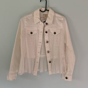 White Denim Jacket